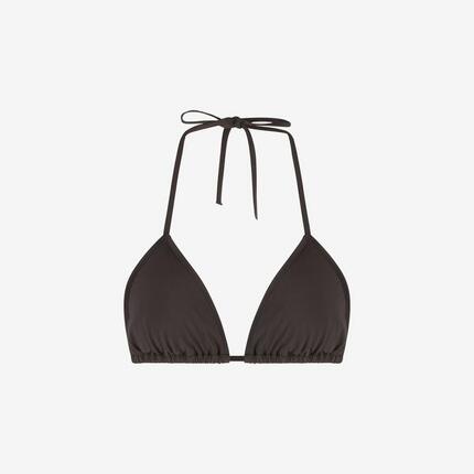 Damen Premium Triangle Bikini Top zum Schwimmen & Surfen - Grau