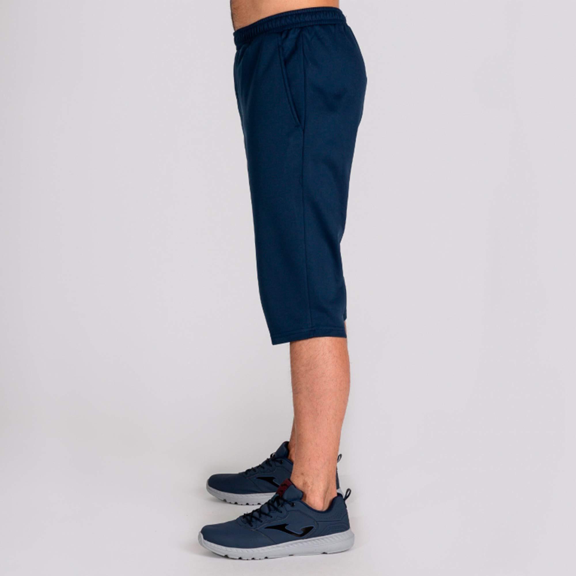 Bermuda Football Homme Joma Capri Bleu Marine 4/5