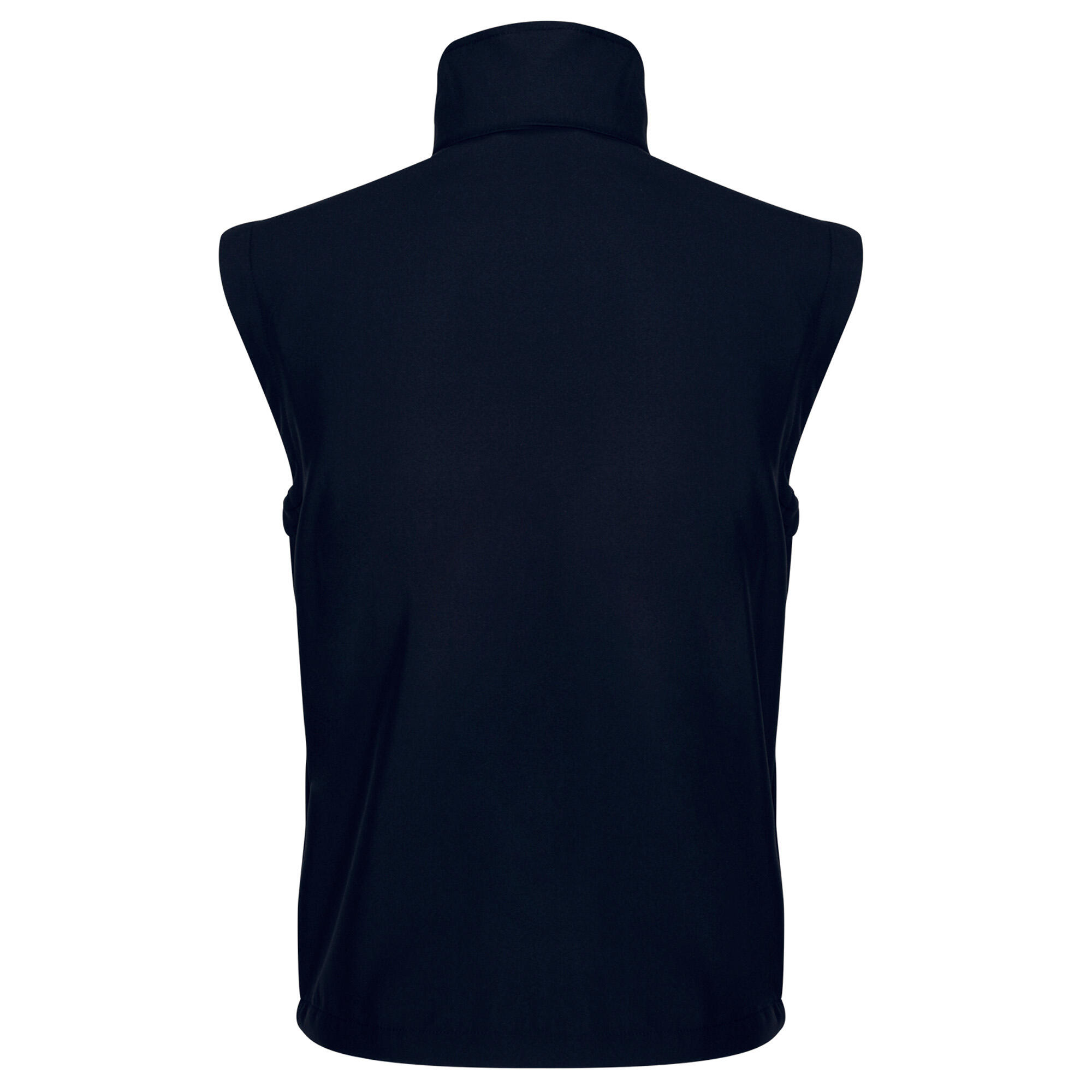 Heren Softshell gerecyclede bodywarmer (Marine) 2/4