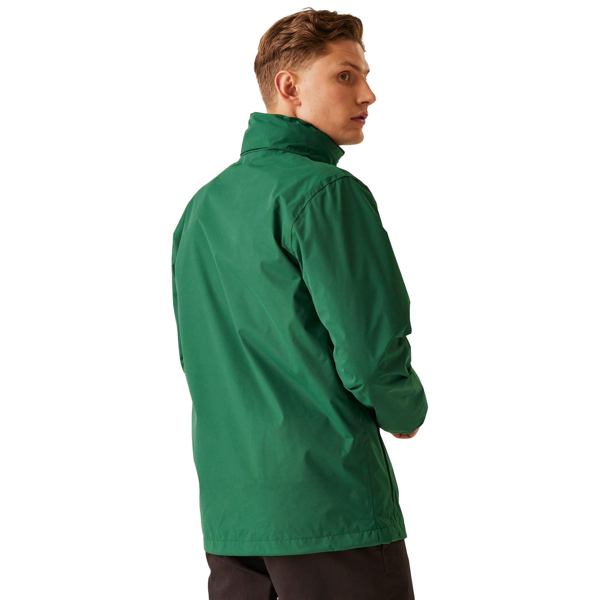 Heren Standout Ardmore Jasje (Waterdicht & Winddicht) (Fles groen/grijs) 3/5