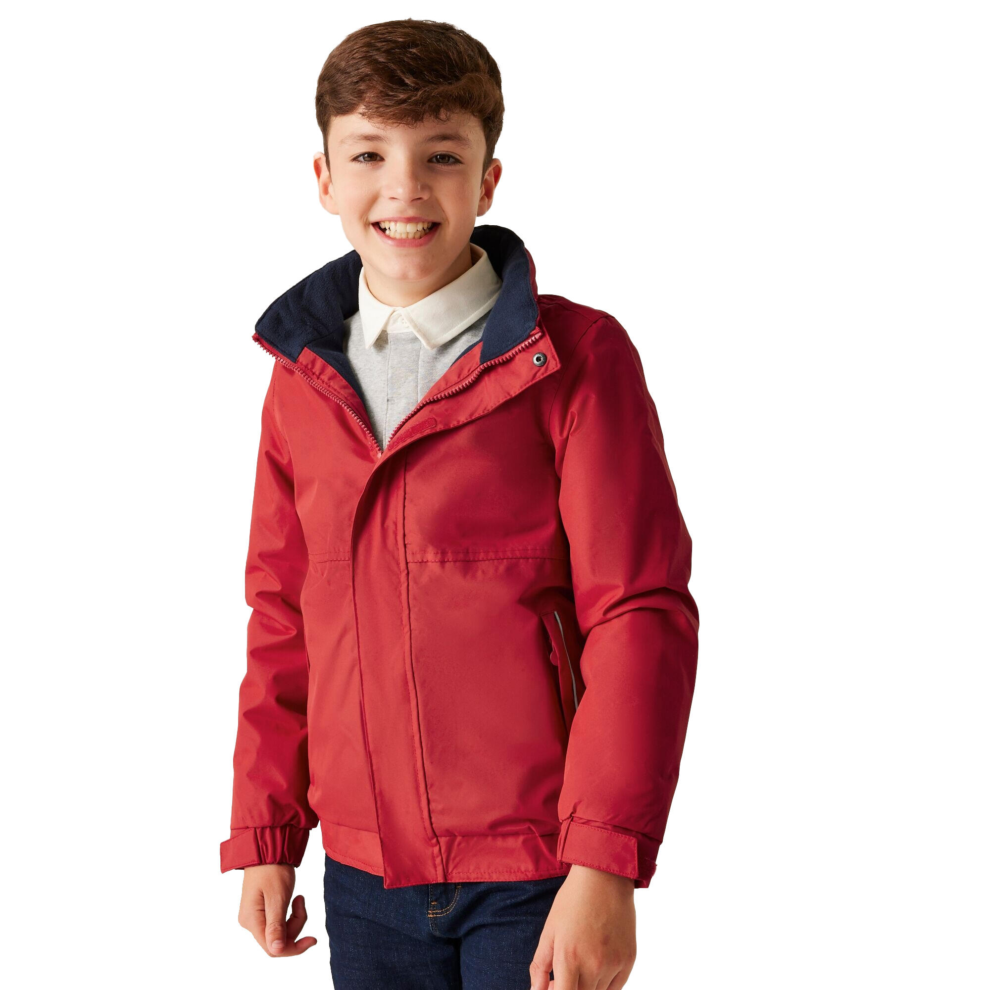 Veste Imperméable DOVER Enfant (Rouge / Bleu Marine) 4/5