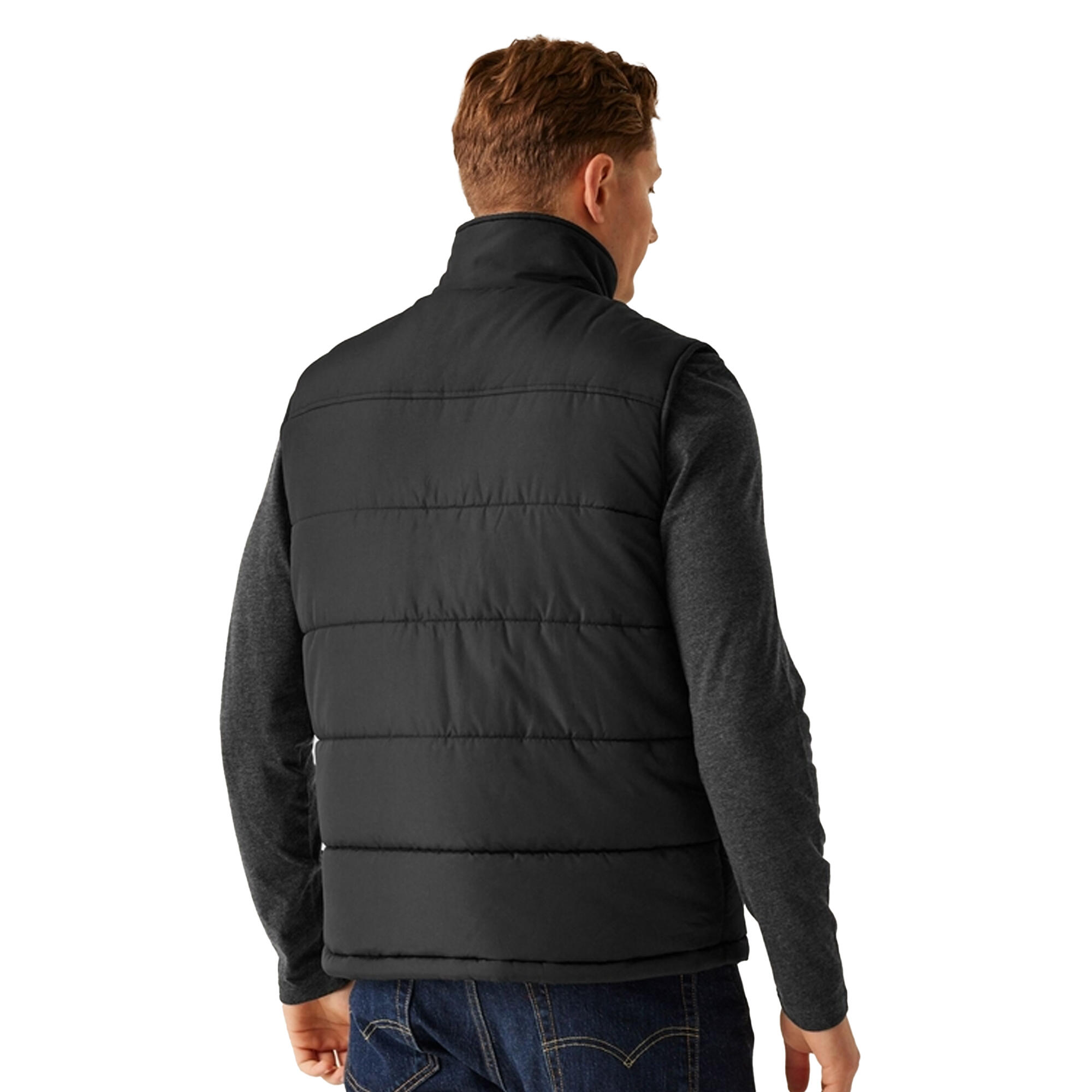 Mens Standout Altoona Insulated Bodywarmer Jacket (Black) 3/5