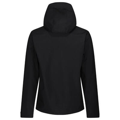 Heren 3 layer membrane soft shell jas (afdichting grijs/zwart)