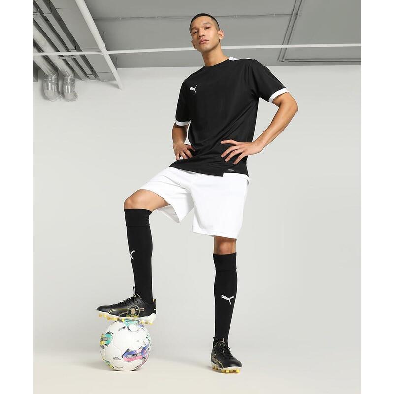 echipa LIGA Tricou Fotbal Masculin PUMA Black White