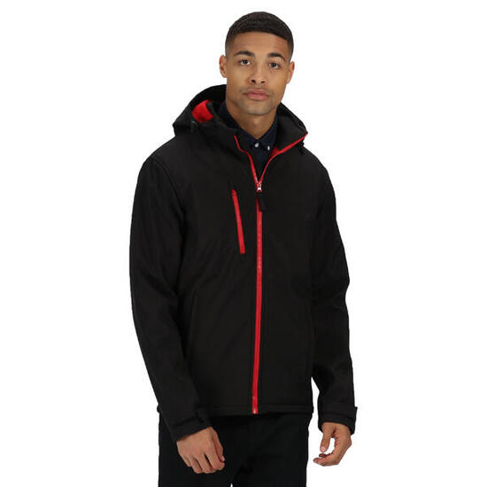 Veste Softshell Homme (Noir/rouge)