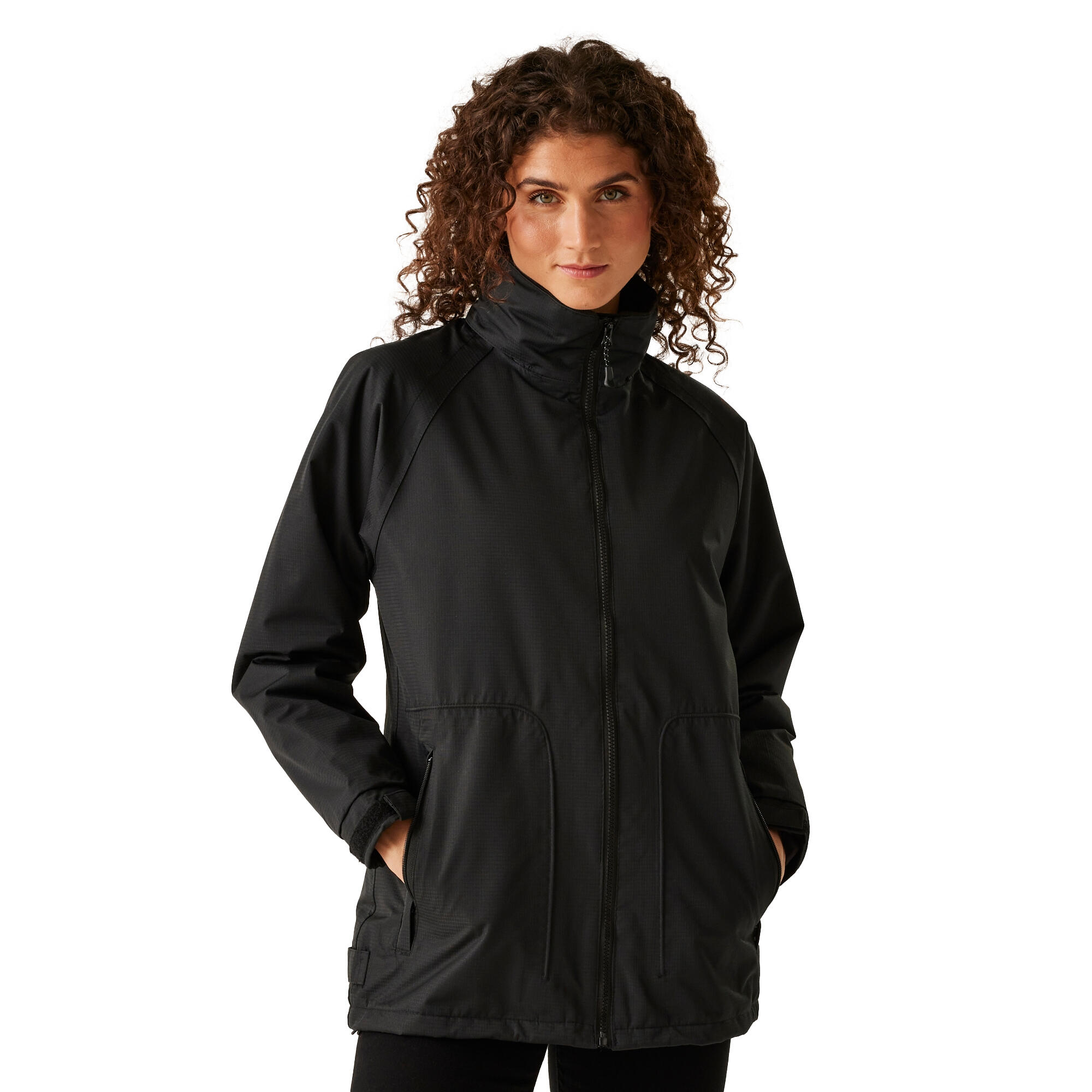 Great Outdoors Veste Zippée Imperméable Pour Femmes/femmes (Noir) 4/5
