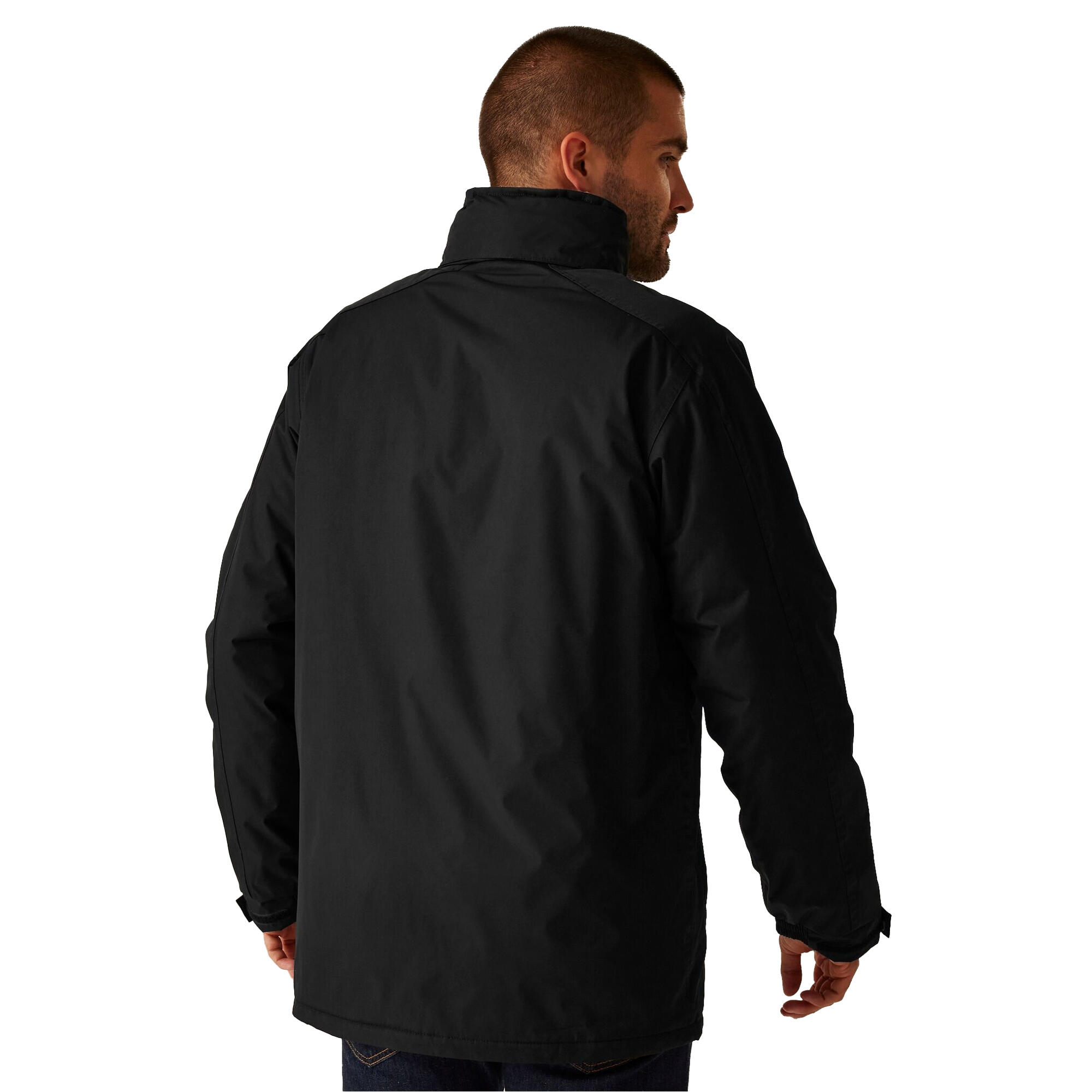 Parka Motif/style Uni Homme (Noir) 3/5