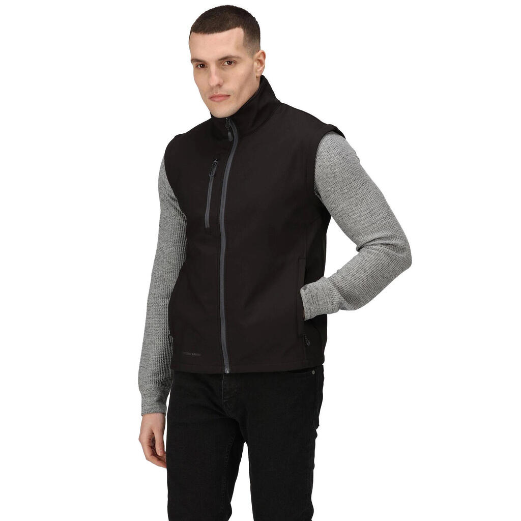 Mens Softshell Body Warmer (Black)