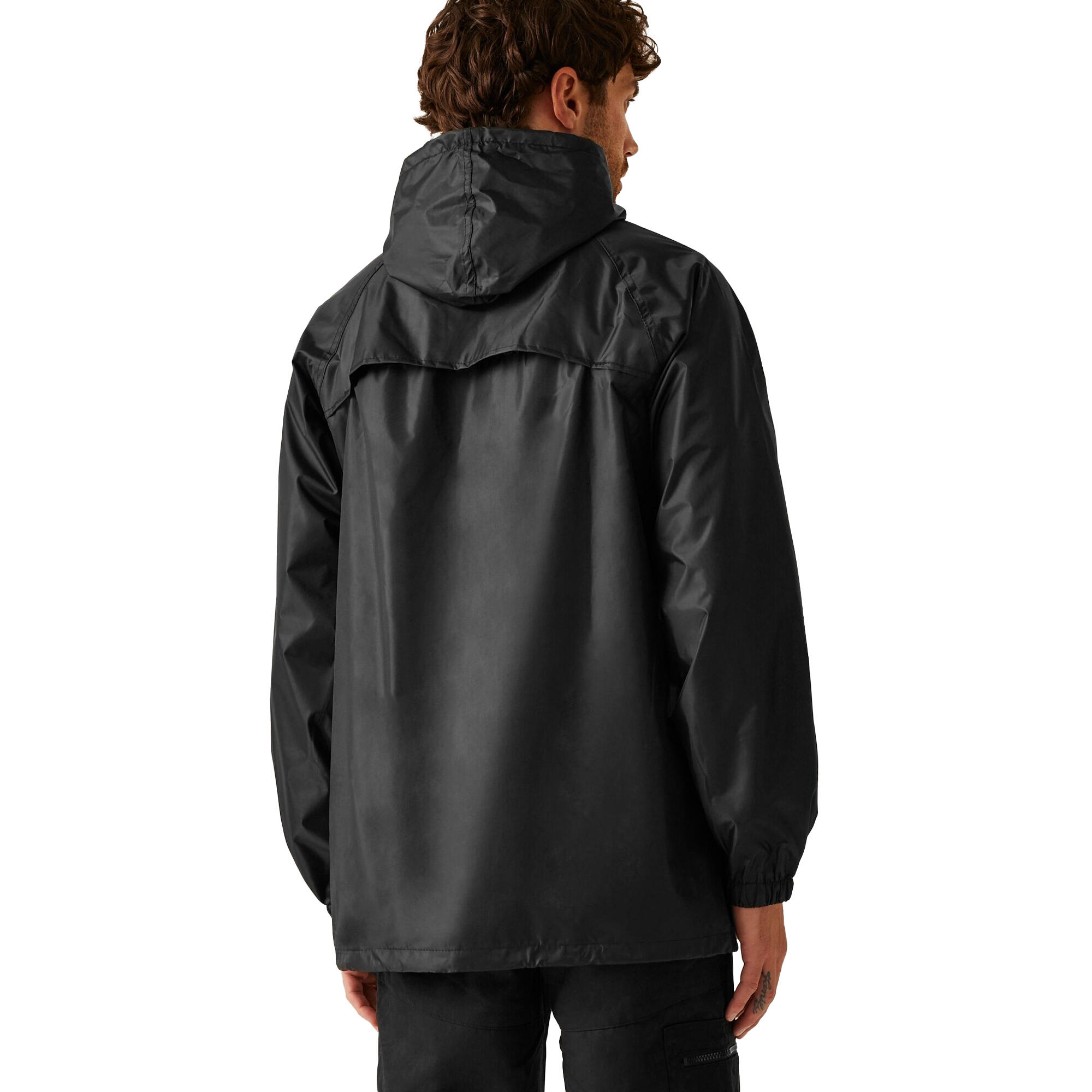 Grote Buiten Mens Outdoor Classics Waterdichte Stormbreak Jacket (Zwart) 3/5