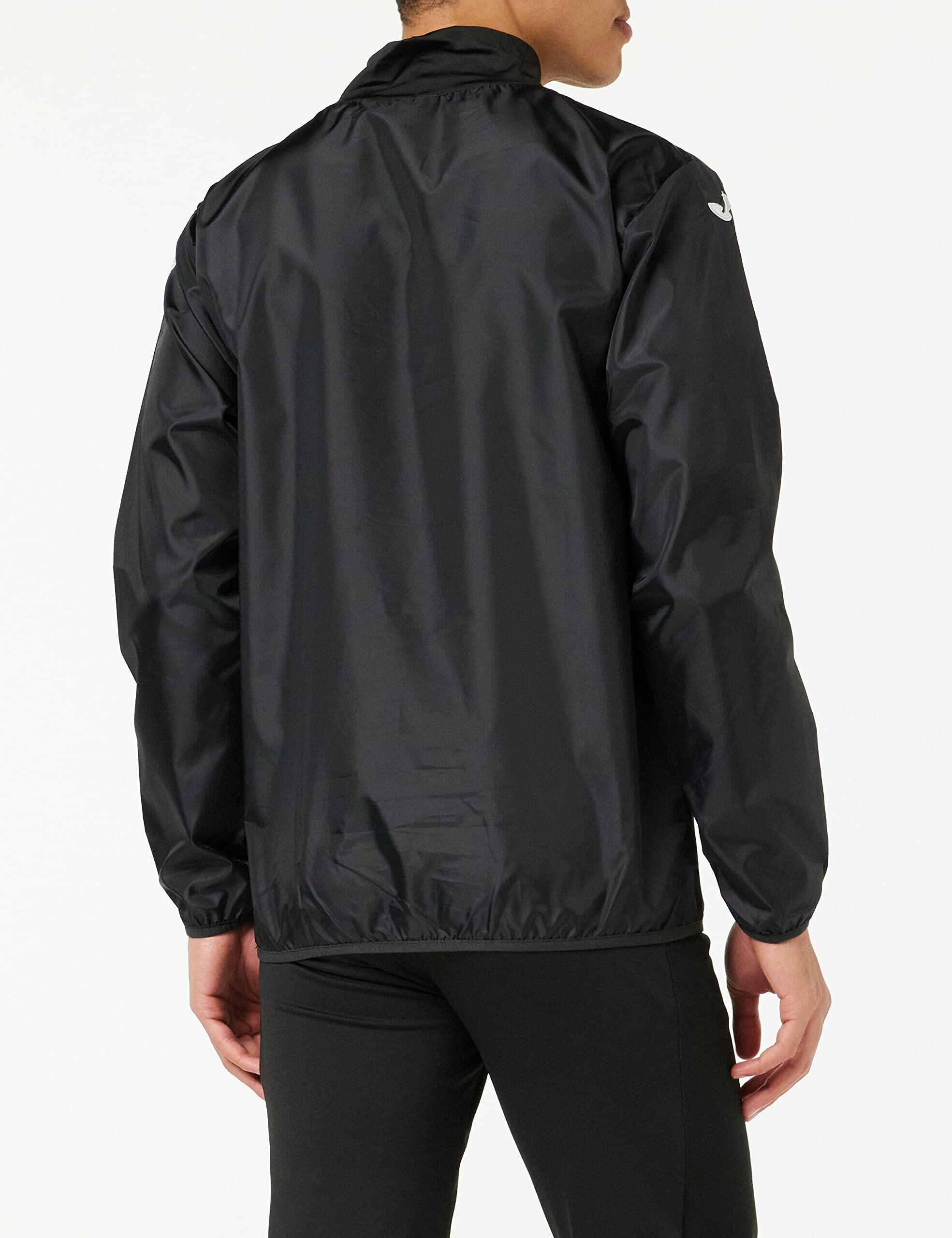Joma Cortavientos Wind Polyester Black Jacket Adult 3/5