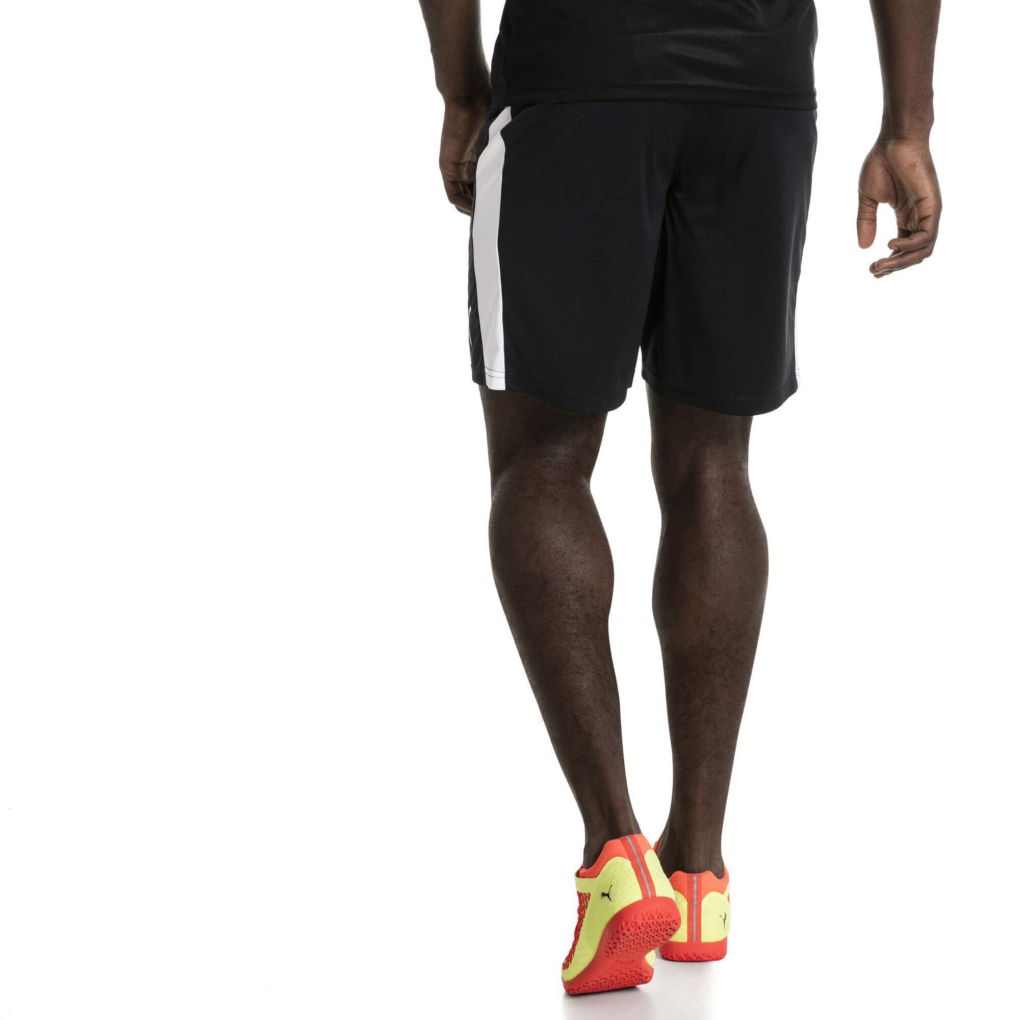PUMA Liga Heren Voetbalkorte Broek - XL - Zwart/Wit 2/5