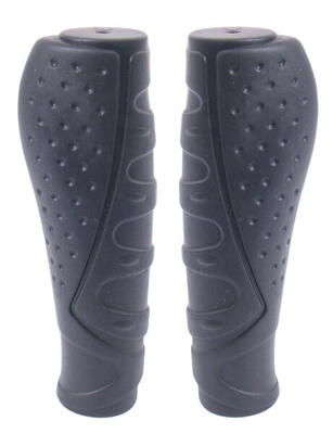 Ergonomisches M-Wave Griffset Schwarz 2*130 mm
