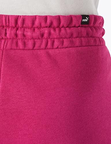 PUMA Dames ESS High Waist Festival Shorts in Fuchsia 3/6