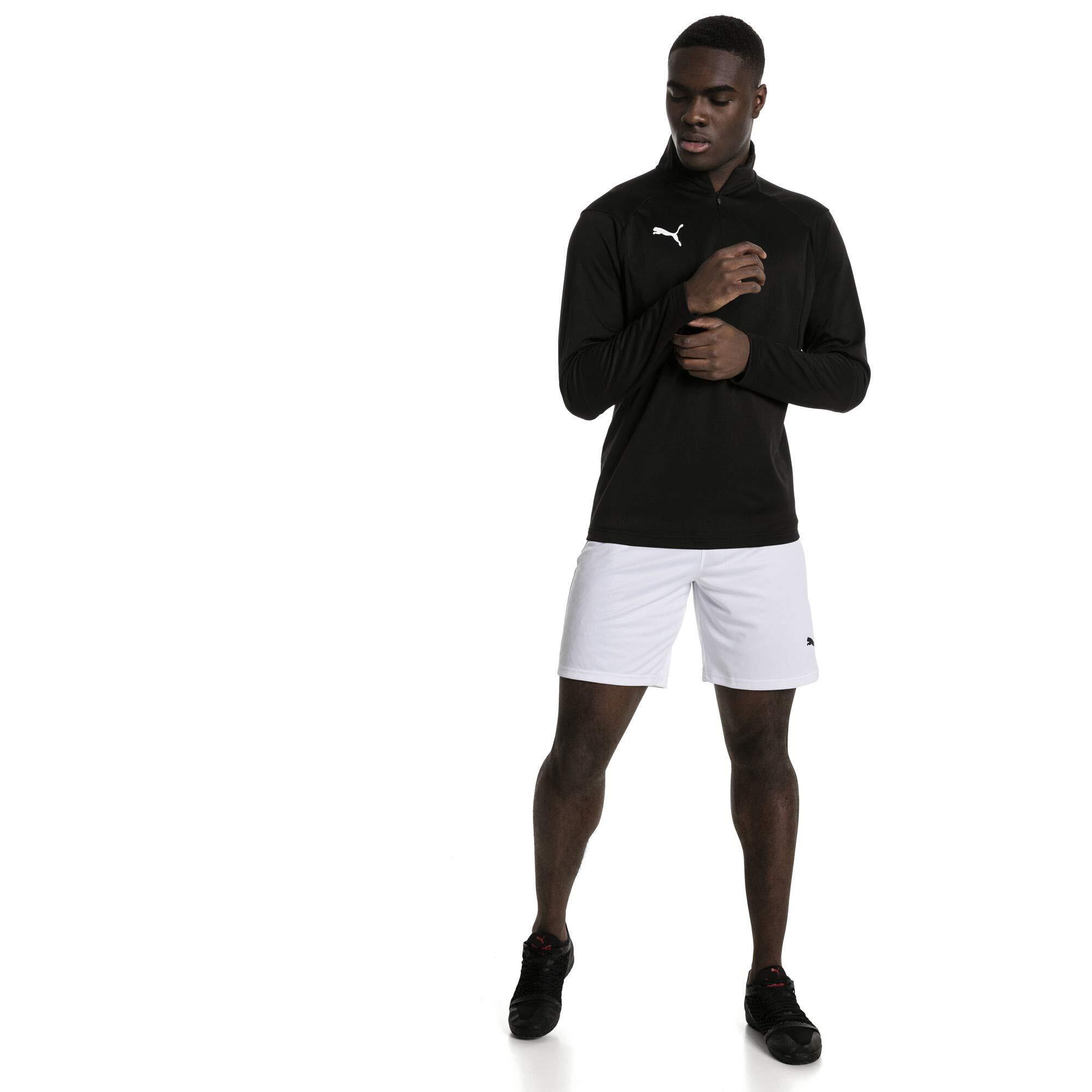 Pantaloncini da Calcio Puma Liga Uomo - Bianco/Nero, Taglia XXL 4/5