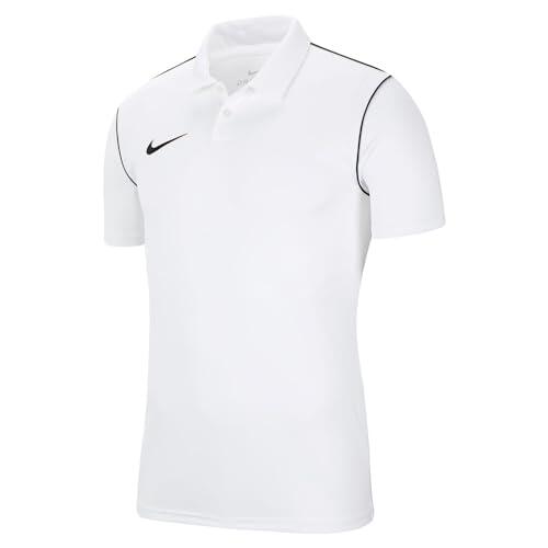 Polo tecnica bambino nike bianco 4/4