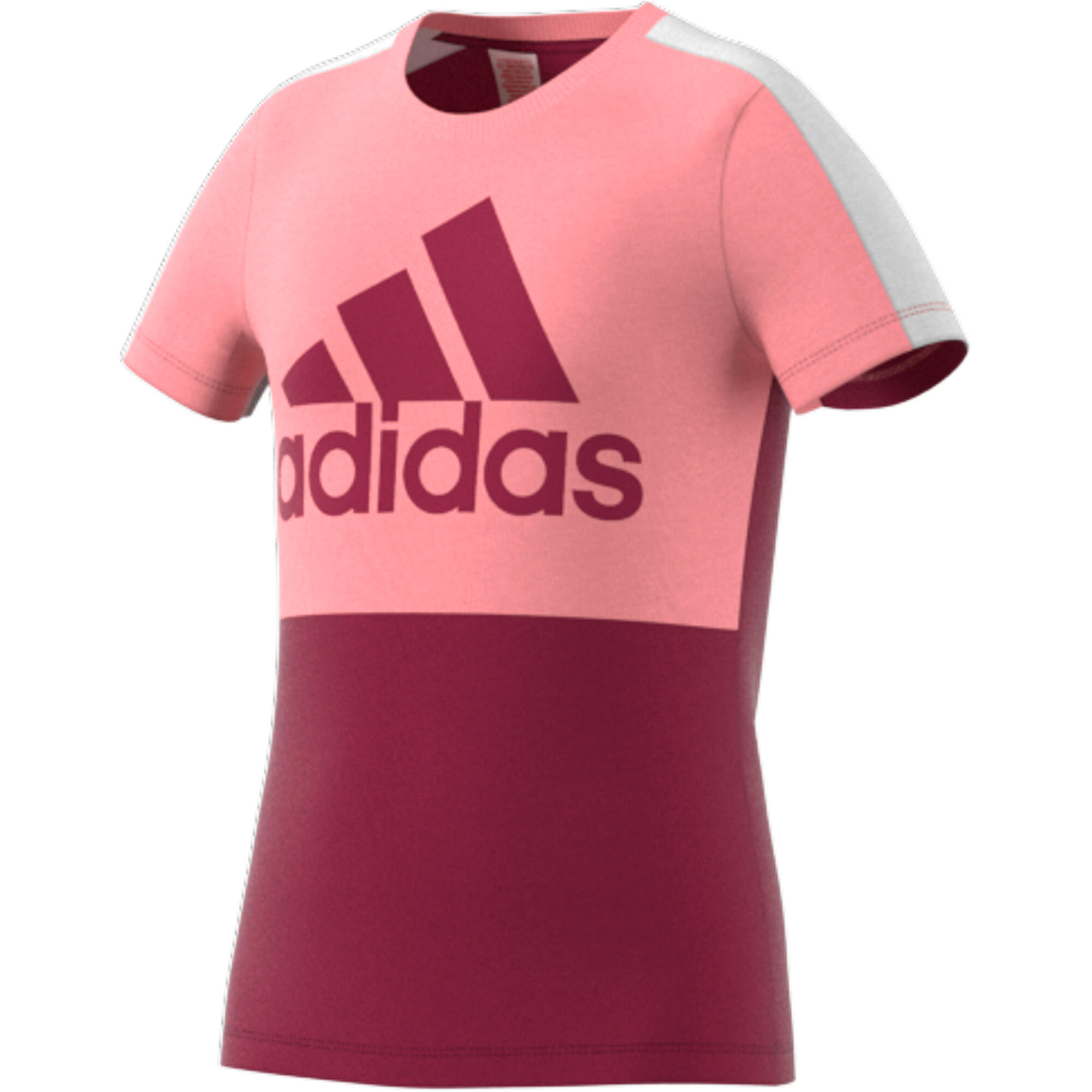 Maglietta da ragazza adidas Colorblock 3/5