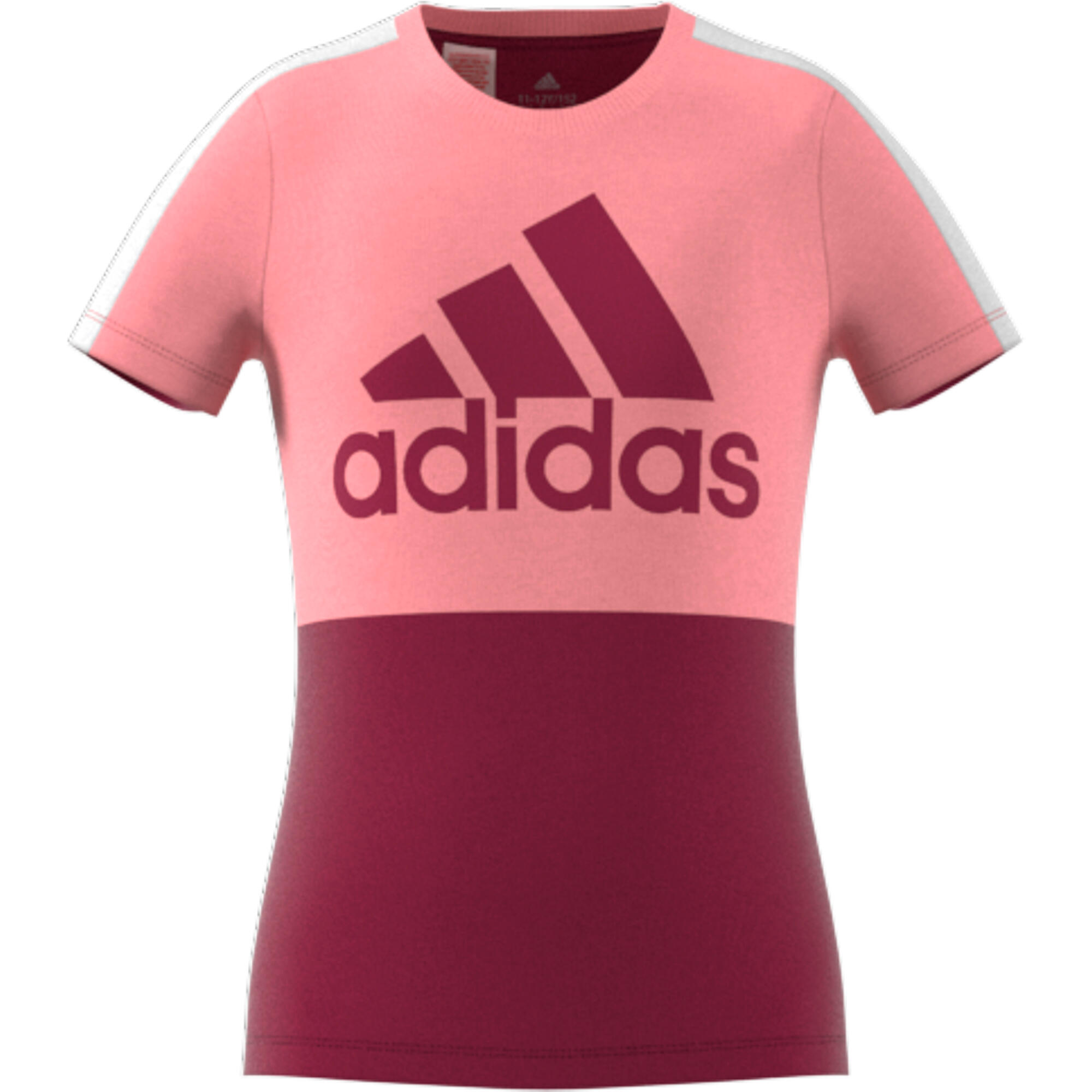 Maglietta da ragazza adidas Colorblock 4/5
