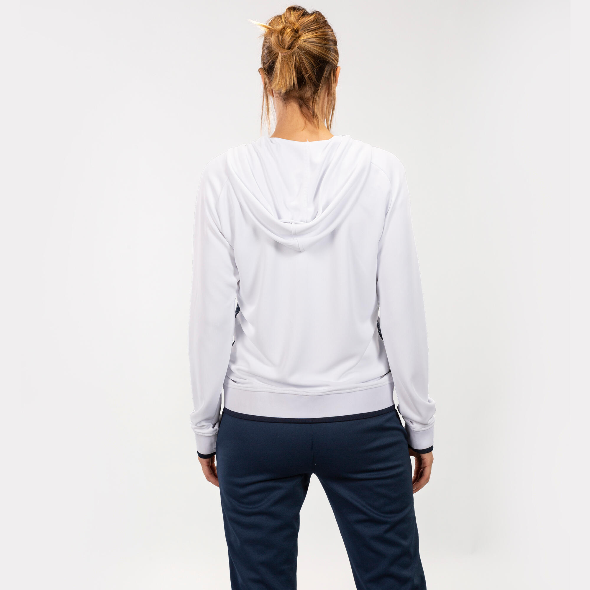 Veste à capuche Femme Joma Supernova blanc bleu marine 2/6