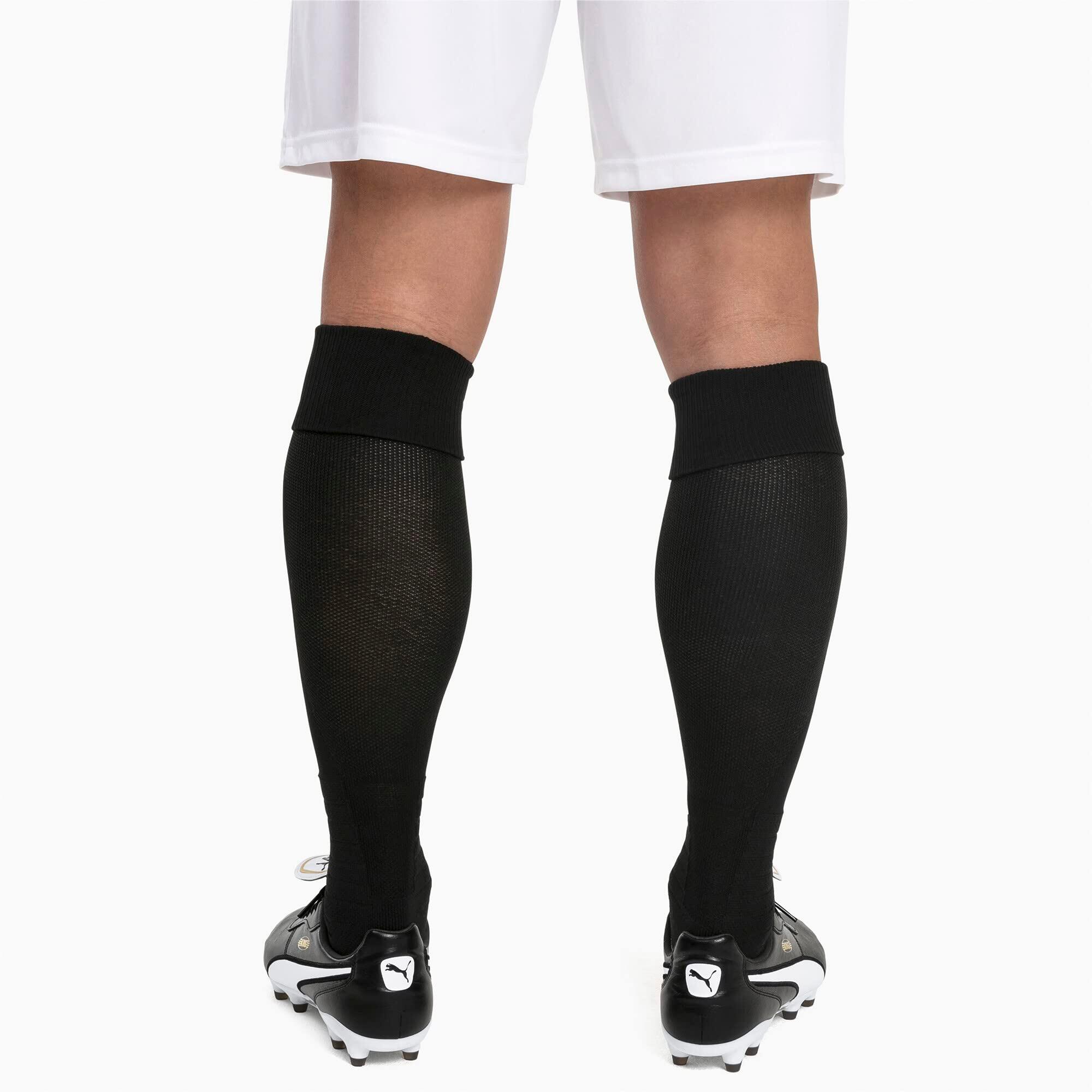 Pantaloni corti da allenamento Puma teamLIGA per uomo in nero e bianco 4/4
