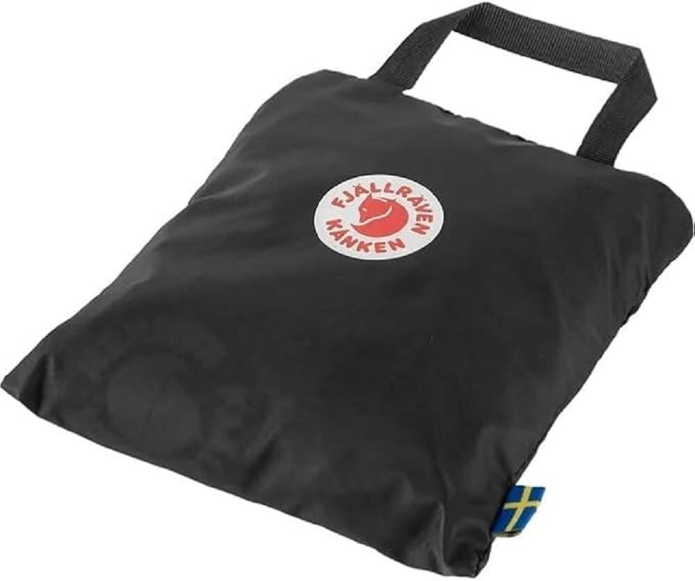 FJALLRAVEN Fjällräven Kånken Copertura Antipioggia Plus Zaino Unisex Nero