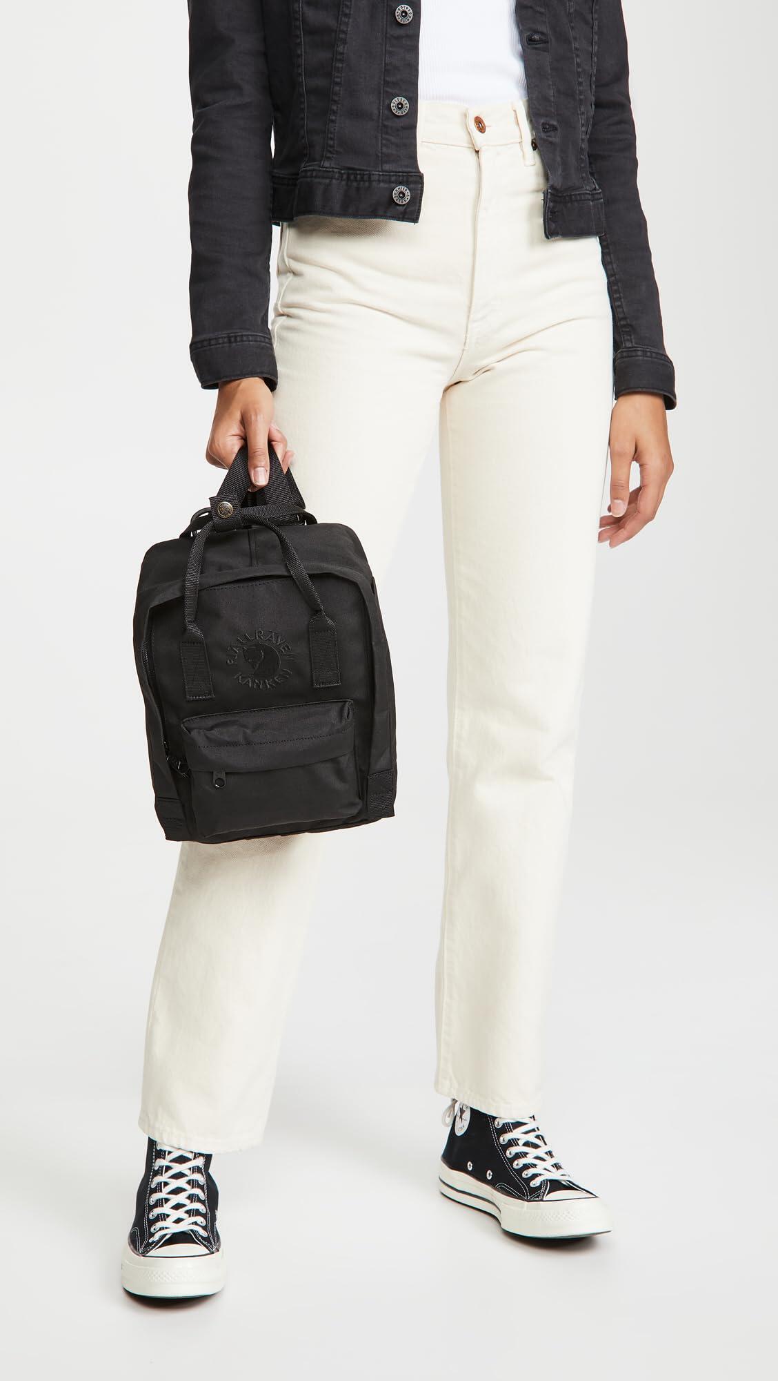 Fjällräven Re-Kånken Mini, Sac à dos Unisex, Noir, 29 x 20 x 13 cm 3/6