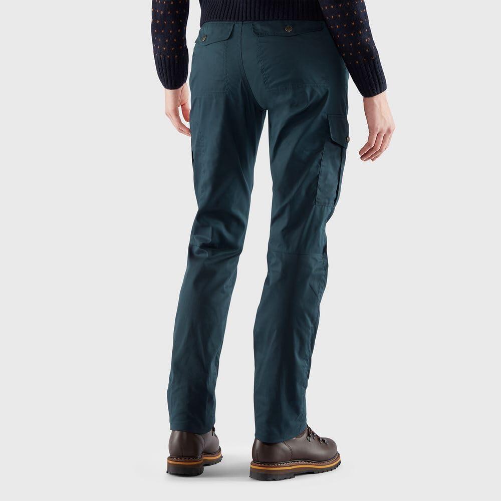 Fjällräven Karla Lite Pantaloni Sportivi Donna - Blu Scuro, Taglia 48 3/6