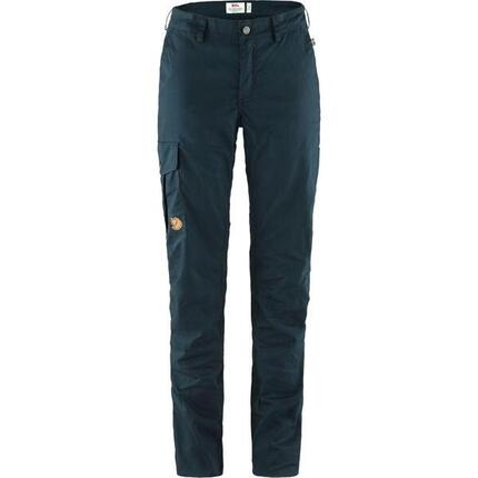 Fjällräven Karla Lite Pantalon de Sport pour Femme - Bleu Marine, Taille 48