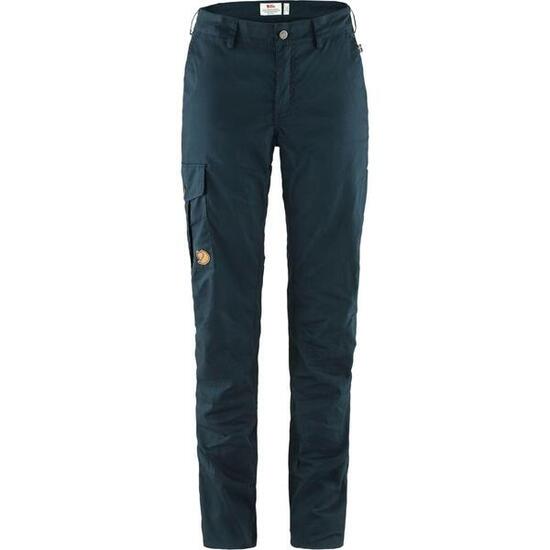 Fjällräven Karla Lite Pantalon de Sport pour Femme - Bleu Marine, Taille 48