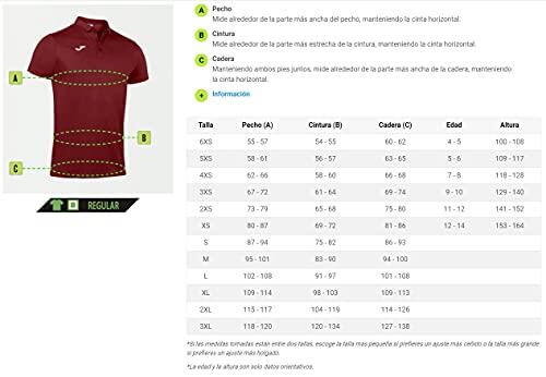 Polo Manches Courtes Golf Homme Joma Hobby Jaune 4/4