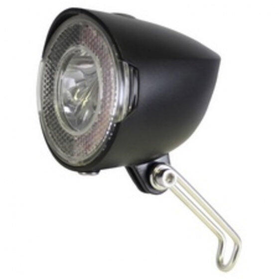 Hoogwaardige LED koplamp 35 Lux op batterij zwart 1/2