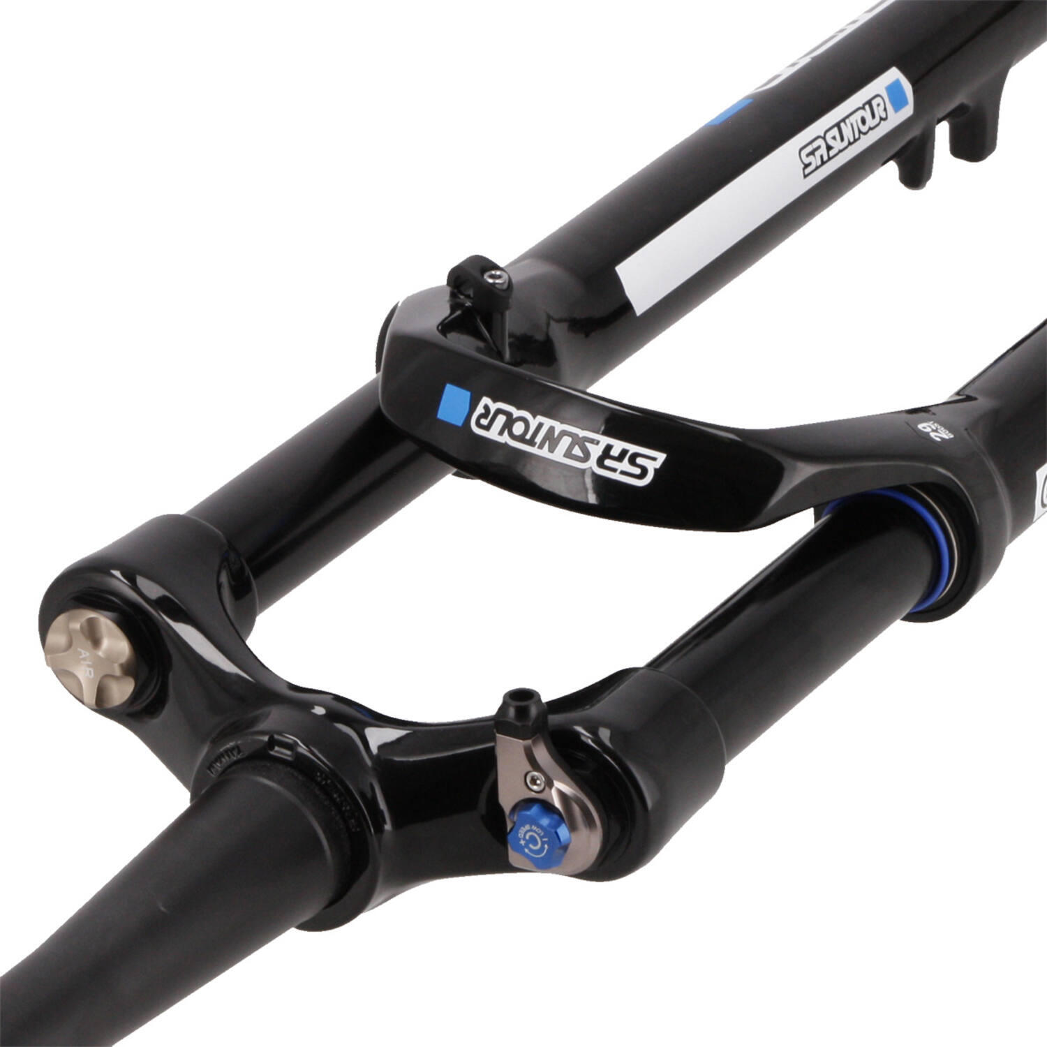 Srsuntour suntour axon32 boost voorvork 29" rl rc-pcs ds glossy zwart 3/4
