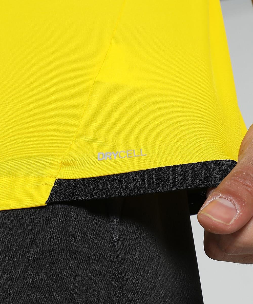 T-shirt da calcio uomo puma giallo 6/7