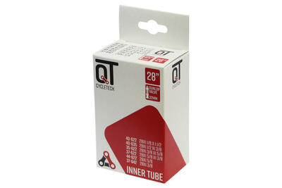 Qtcycletech Innenschlauch DV17 28 Zoll - 32 mm Ventil