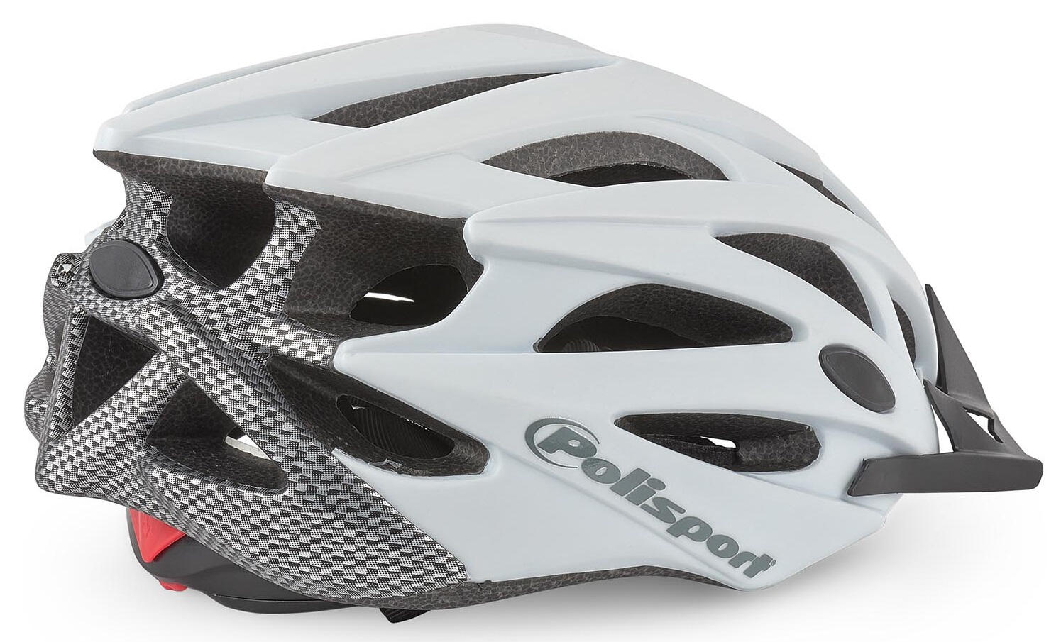 TWIG Casco da Ciclismo per Strada e MTB Versatile Bianco / Carbonio Opaco 6/6