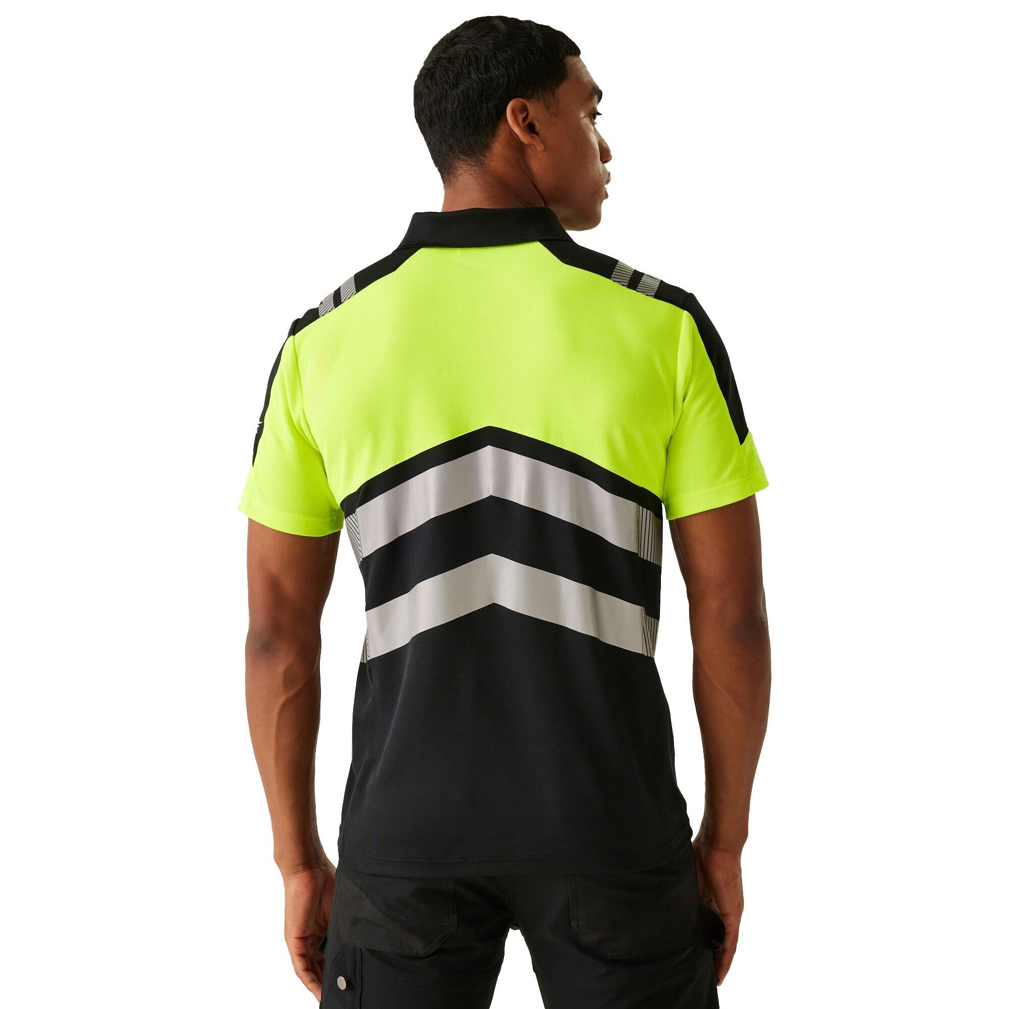 Polo Homme (Noir / Jaune) 4/5
