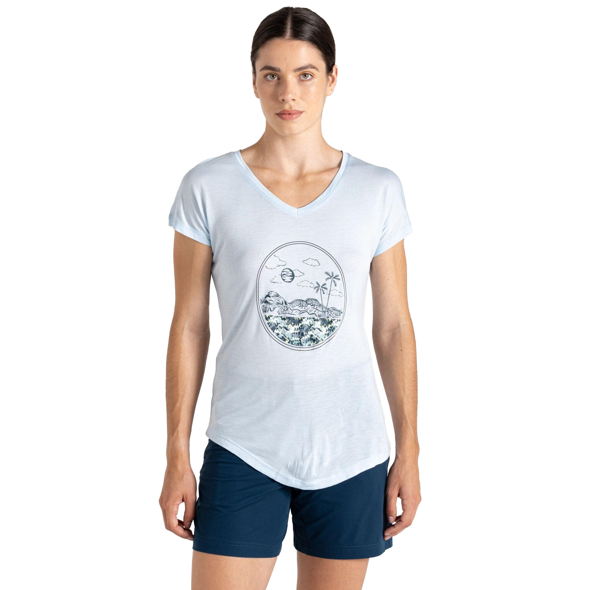 Tricou Drumeții În Natură Dare 2B Serene Val Femei