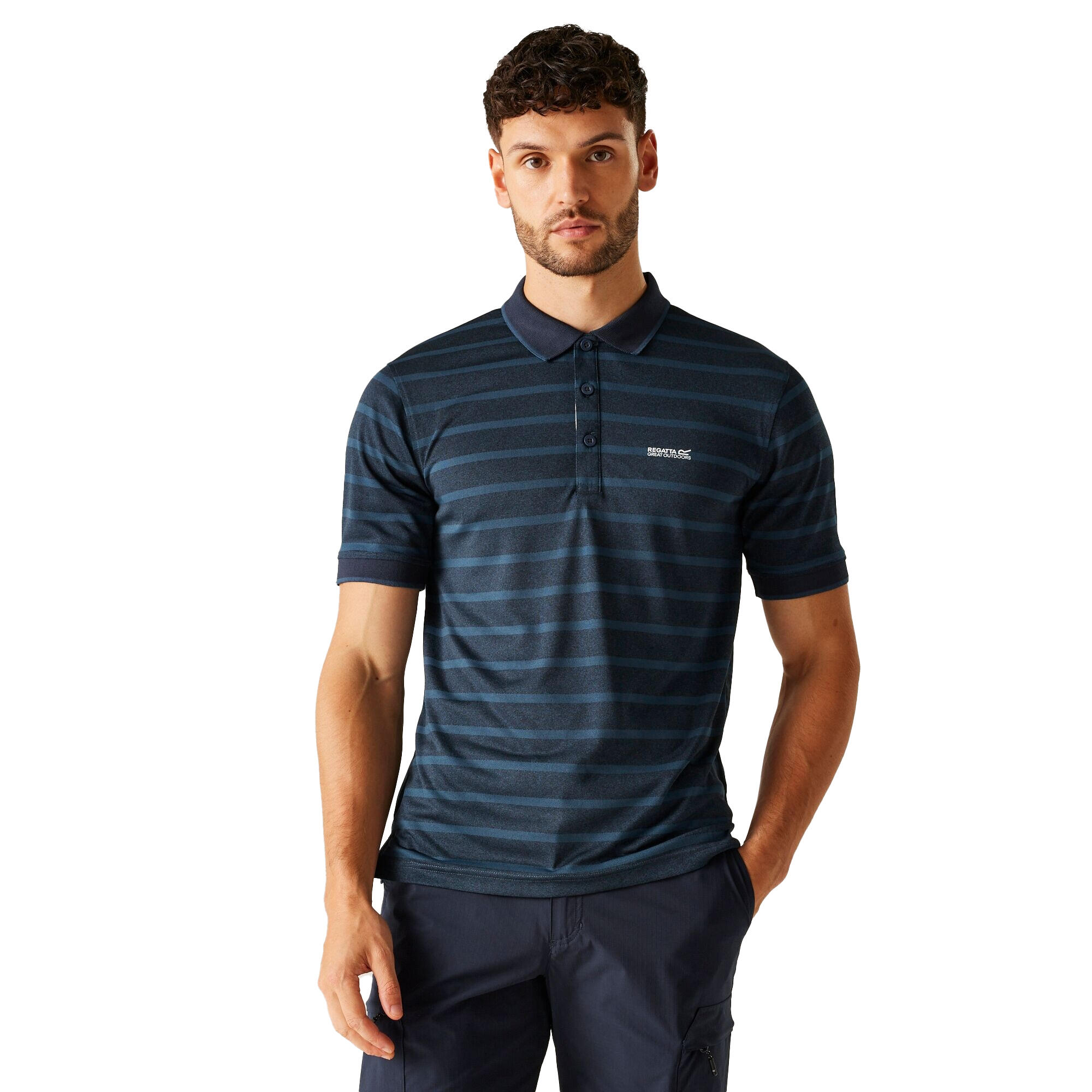 "Kildra" Poloshirt für Herren Dunkel-Jeansblau 4/5