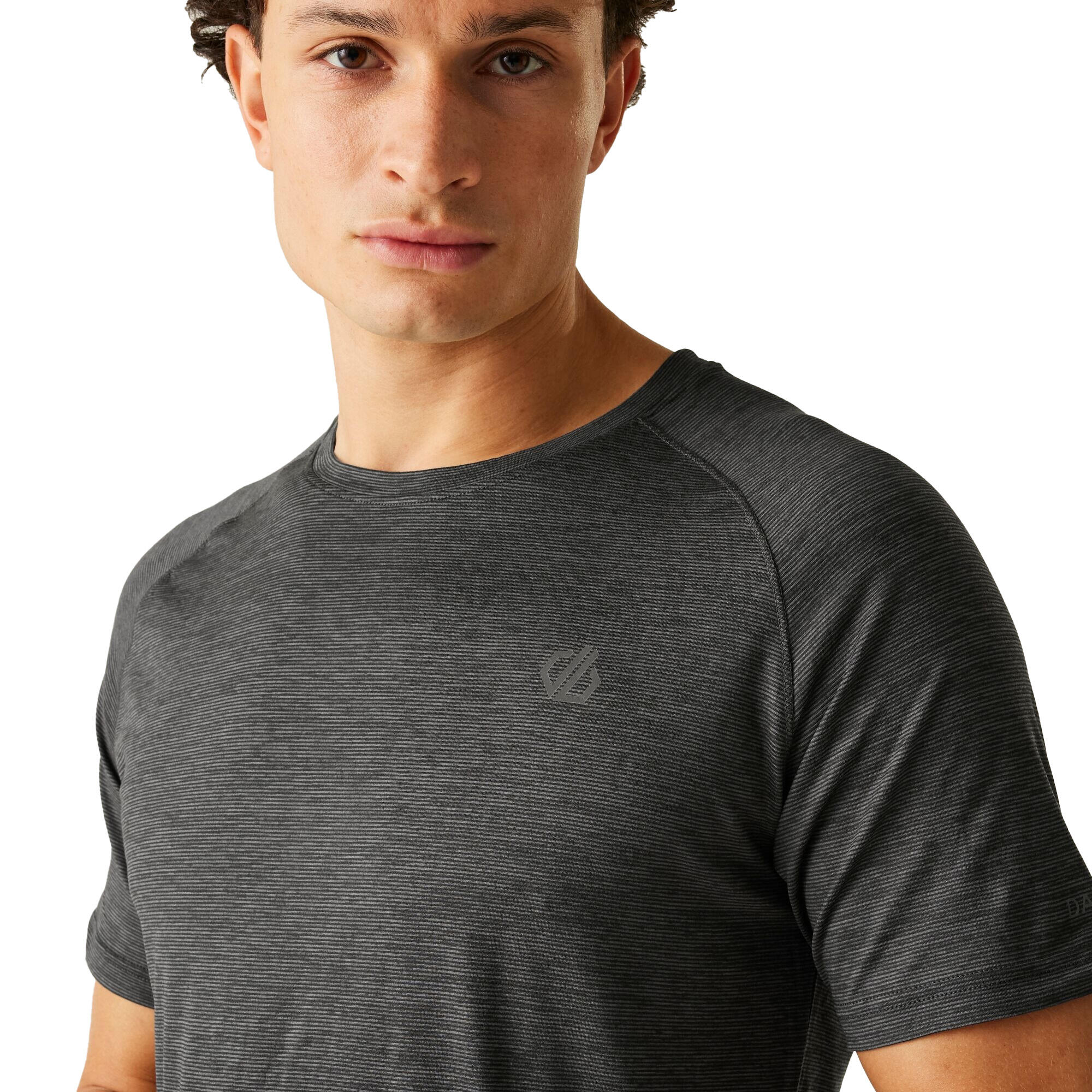 Tshirt Motif/style Chiné PERSIST Homme (Noir) 3/5