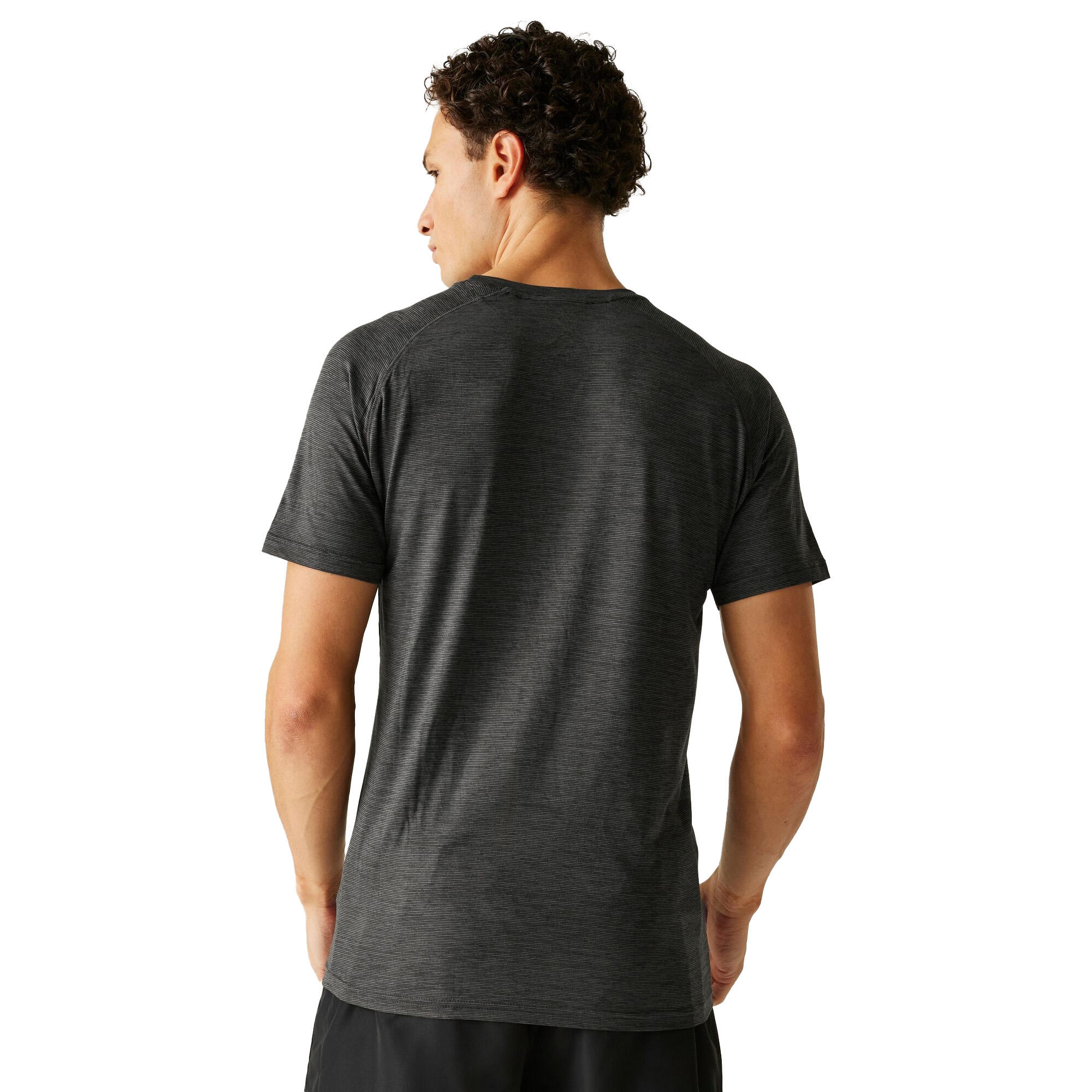 Tshirt Motif/style Chiné PERSIST Homme (Noir) 2/5