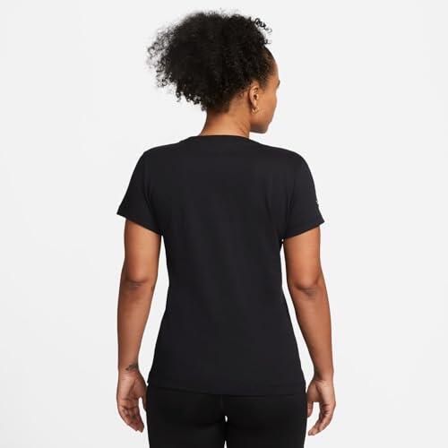 T-shirt donna nike nero 6/6