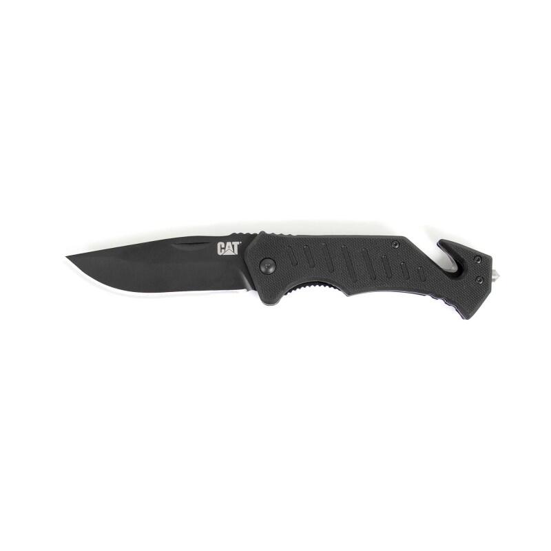CATERPILLAR Faca dobrável em aço inoxidável preto 20,3 cm CAT 106310