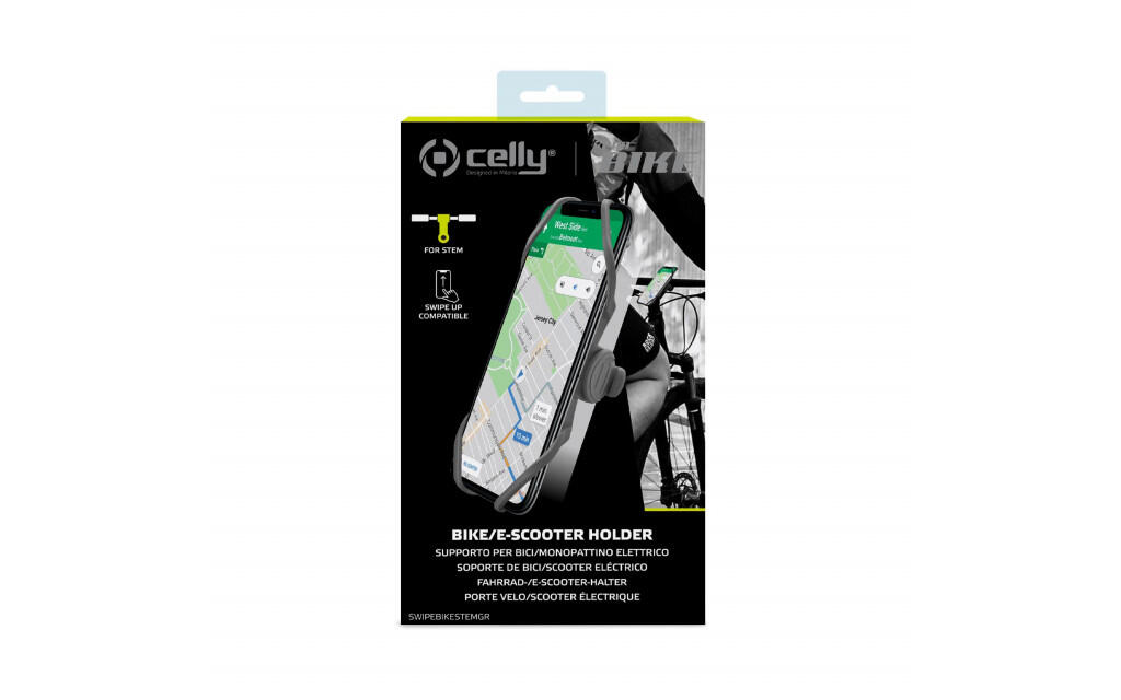 Support de téléphone CELLY pour vélos et scooters - Gris 4/4