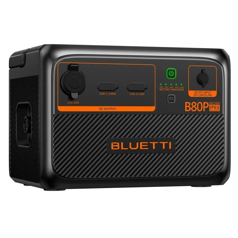Bateria de expansão BLUETTI B80P 806Wh Compatível com AC60P, AC180P, EB70, EB55 7/7
