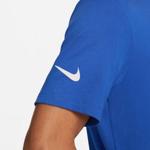 T-shirt uomo nike blu royal 5/7