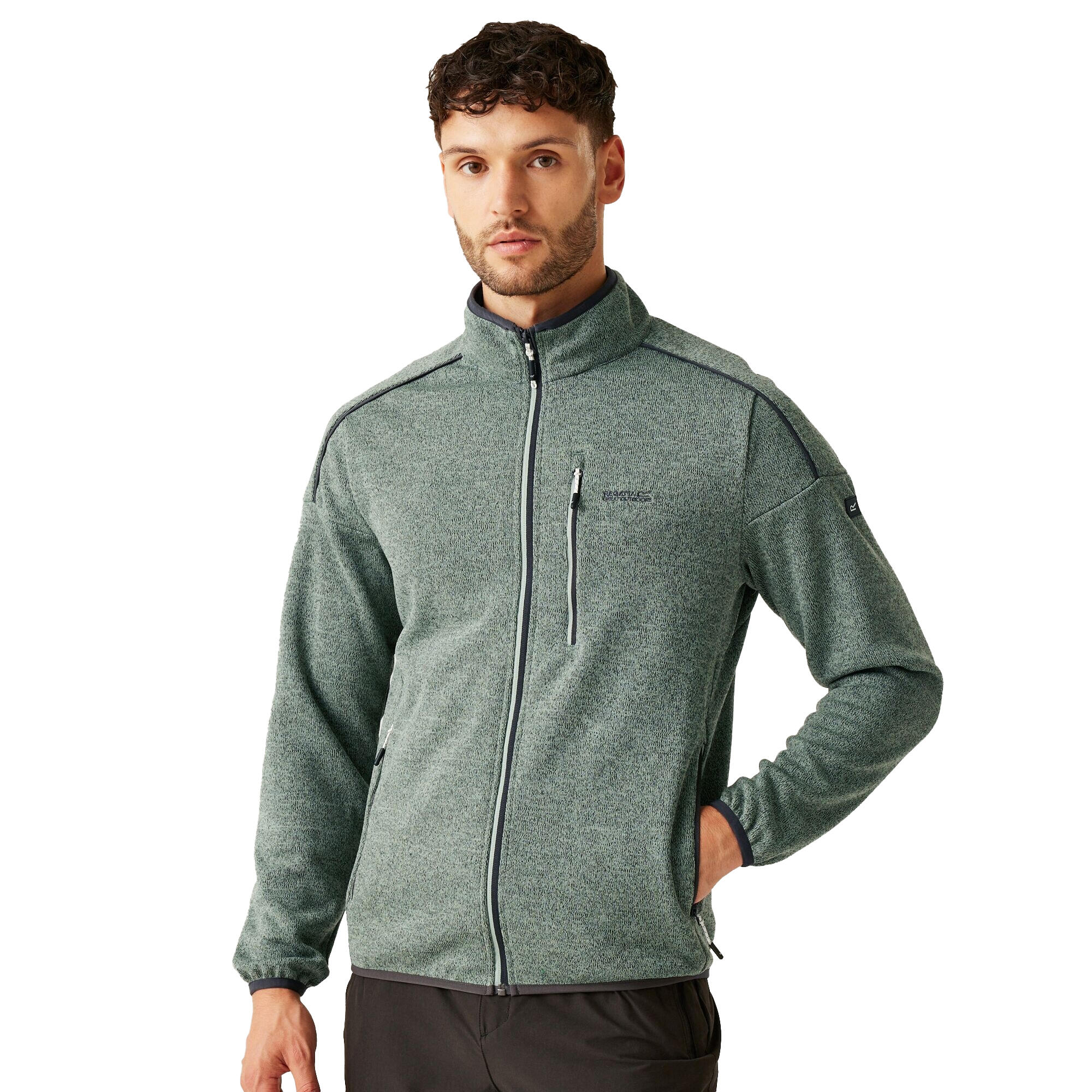 Veste Polaire KAMES Homme (Glacier / Gris Orageux) 4/5