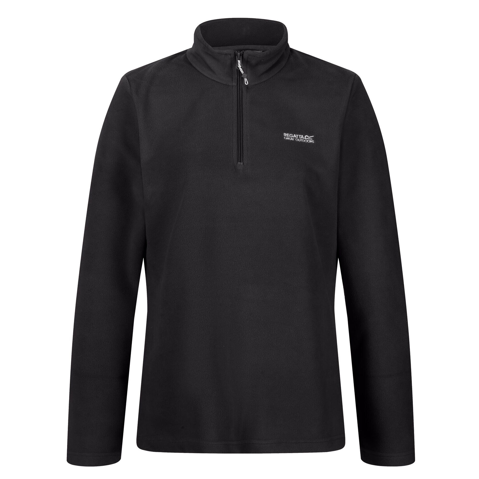 Great Outdoors Womens/Ladies Sweetheart 1/4 Zip Fleece Top (Black