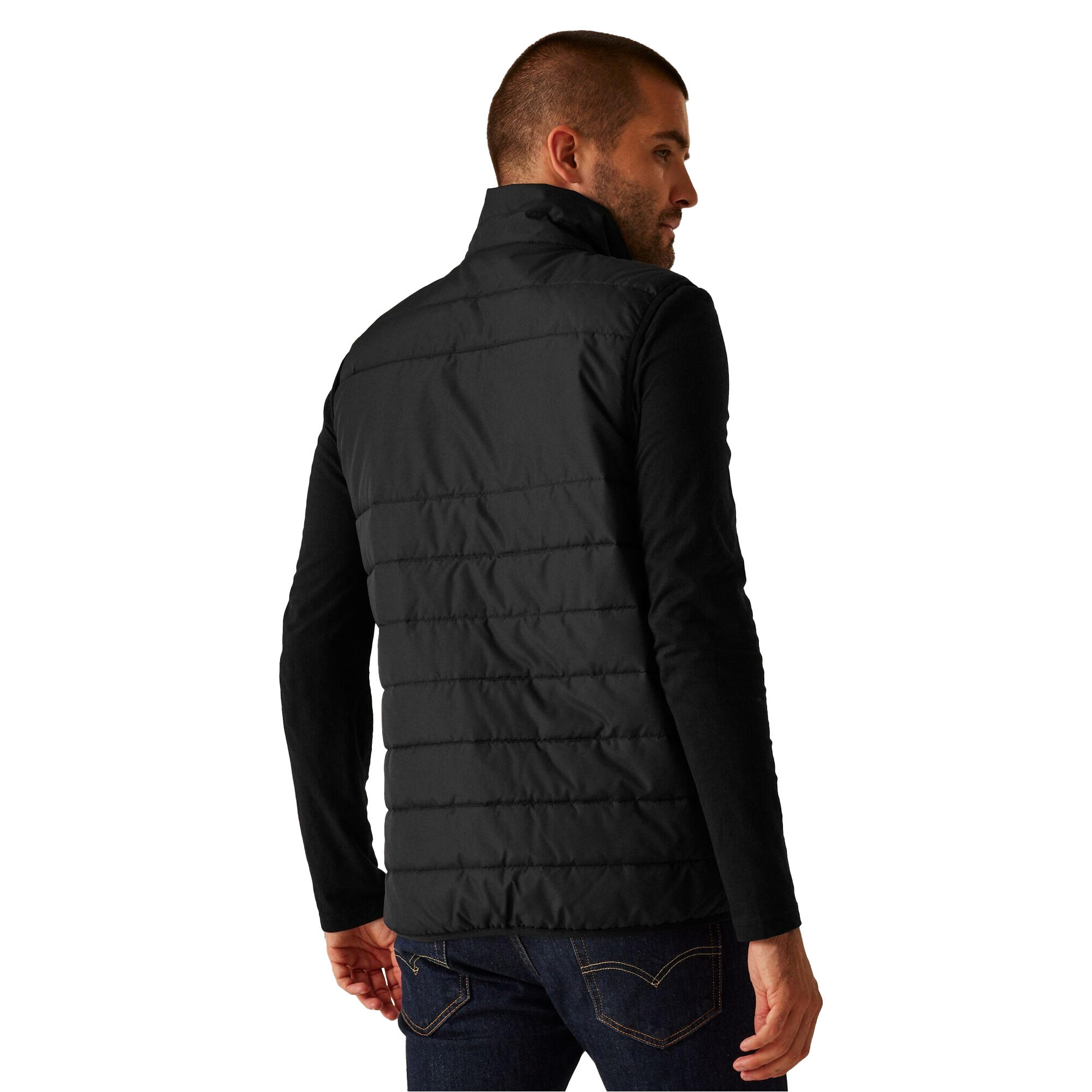 Thermische bodywarmer voor heren (Zwart) 3/4