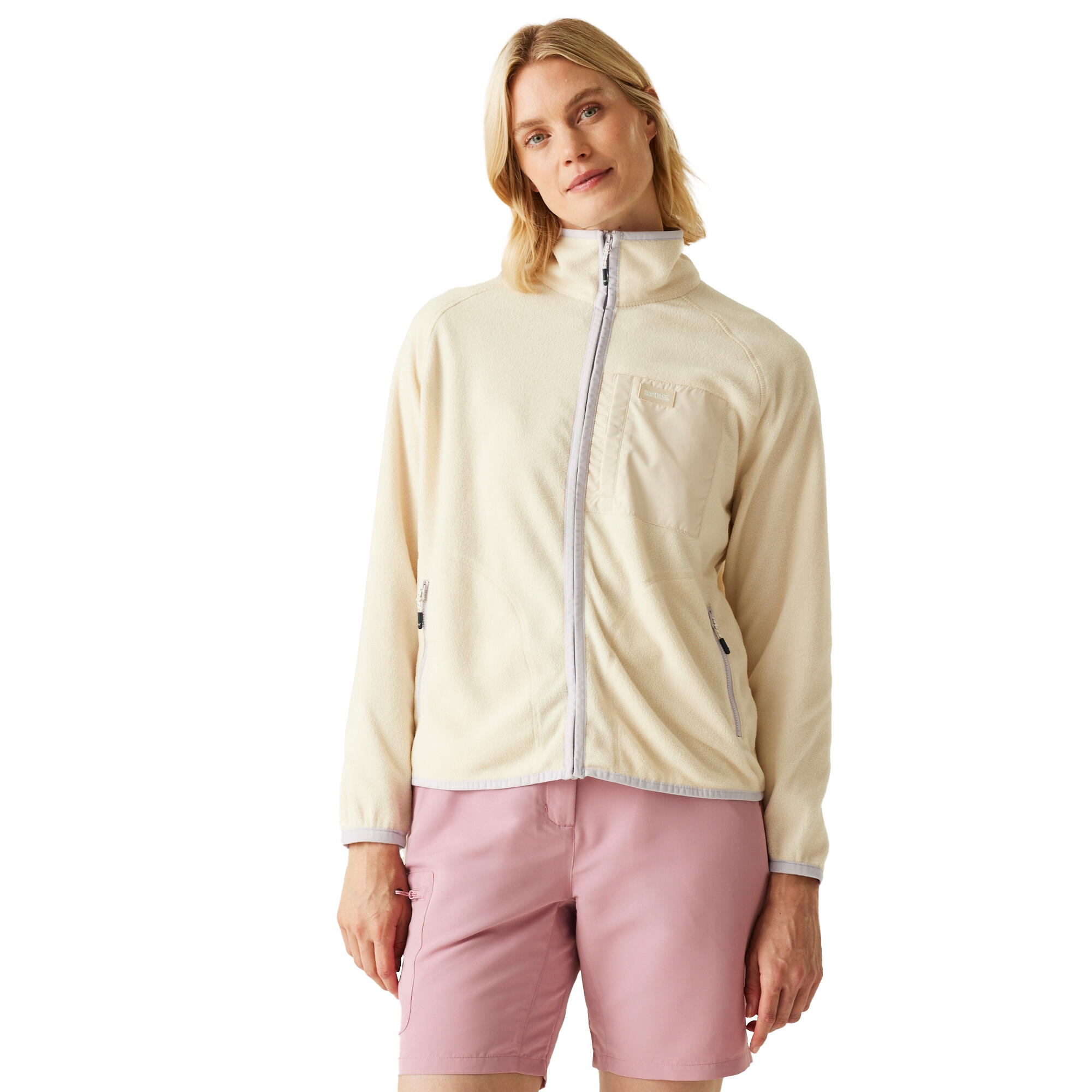 Veste Polaire LILANA Femme (Vanille Clair / Chardon Lilas) 4/5