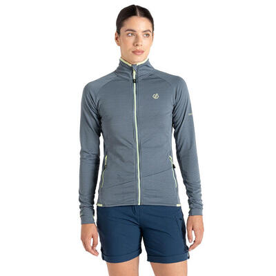 Dames emerging core stretch basislaag top (skyway/moonlight denim)