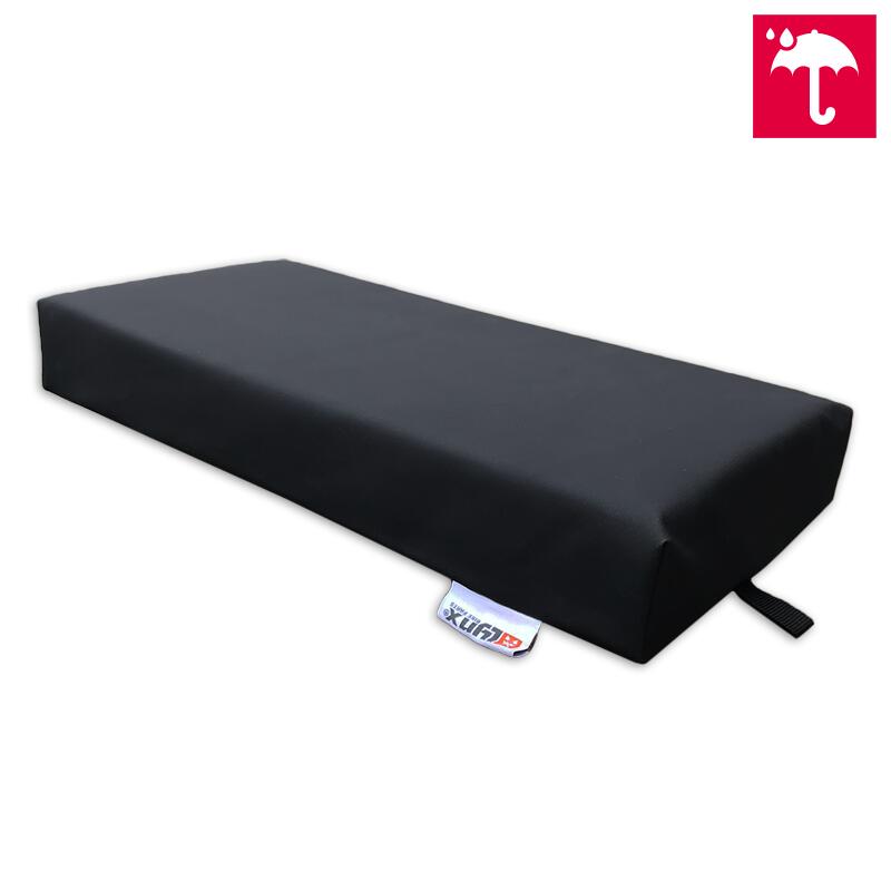 Lynx Rear-Rack Cushion for Bicycle — 5 cm Shock-Absorbing Foam, PVC Cover.